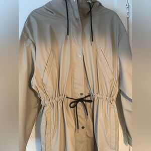 Only Cinched-Waist Anorak w/ Hood SZ M